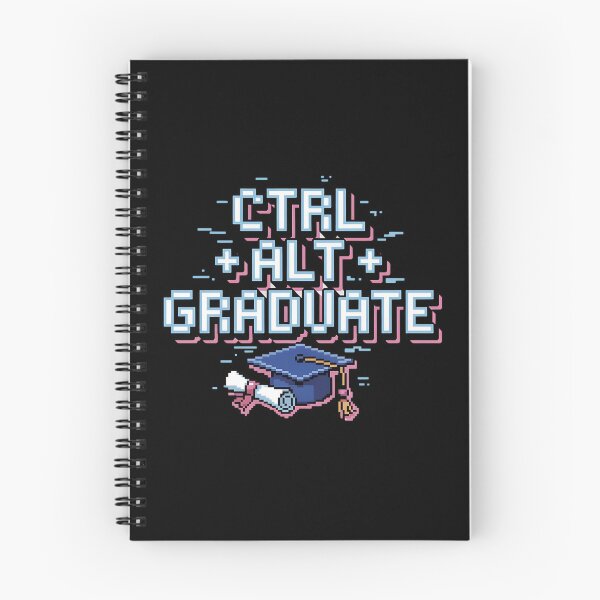 Item preview, Tech Humor CTRL ALT Graduate Pixel Art designed and sold by Bliss Find And Design.