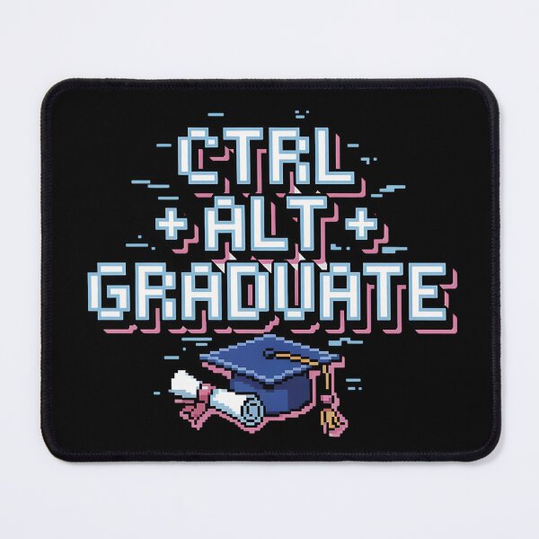 Item preview, Tech Humor CTRL ALT Graduate Pixel Art designed and sold by Bliss Find And Design.