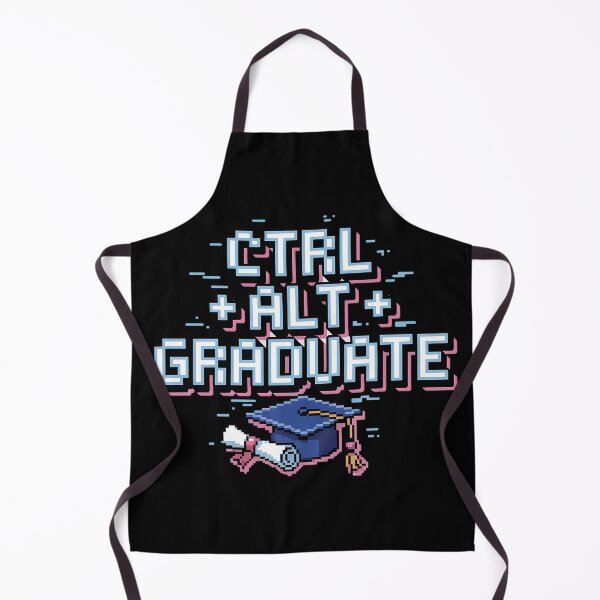 Item preview, Tech Humor CTRL ALT Graduate Pixel Art designed and sold by Bliss Find And Design.