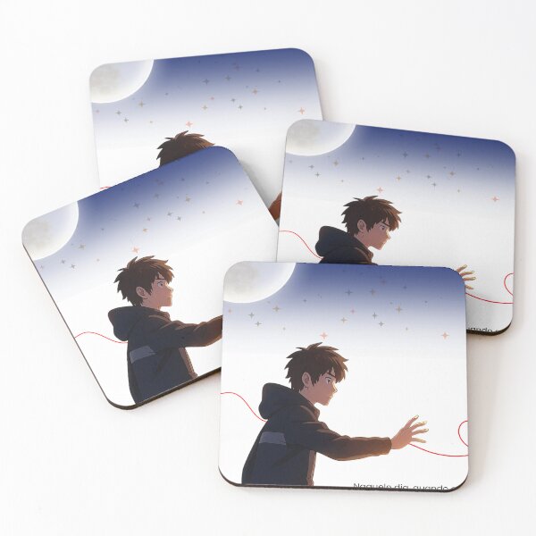 Item preview, Red Thread of Fate – Dreamlike Anime Pair Art designed and sold by MREUH.