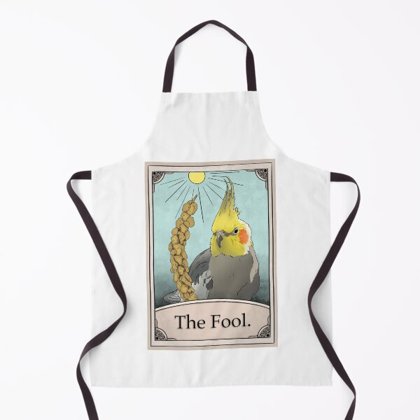 Item preview, Cockatiel Bird Tarot Card - The Fool  designed and sold by April's Escape.