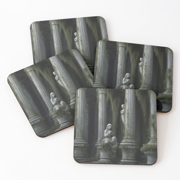 Item preview, Forgotten Statues in a Greenery Embrace designed and sold by KilianSzmid.