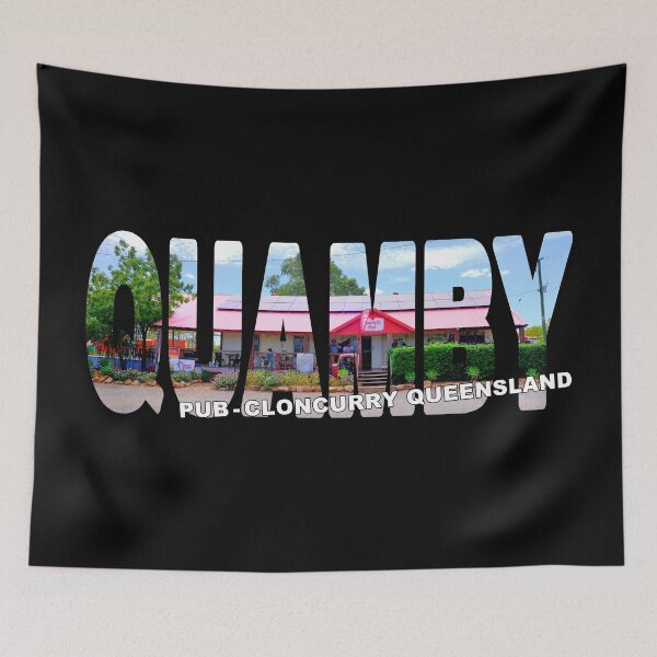 Item preview, QUAMBY PUB - Cloncurry Queensland Burke Developmental Road designed and sold by Adam Gormley.