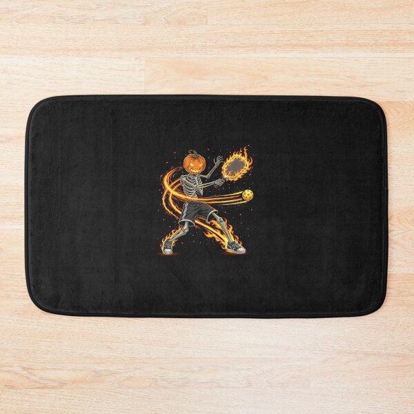 Item preview, Pumpkin Head Skeleton Pickleball Halloween Spooky Sports designed and sold by diyoor.