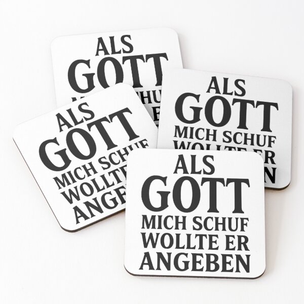 Item preview, ALS GOTT MICH SCHUF WOLLTE ER ANGEBEN designed and sold by annemiekesatijn.