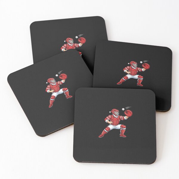 Item preview, Santa Playing Baseball Catcher Merry Christmas Sport Player  designed and sold by diyoor.