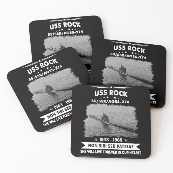 Item preview, USS Rock SS AGSS 27, Navy Veteran Mens Gift Idea Husband, Dad, Grandpa designed and sold by Timeless Bond Designs.
