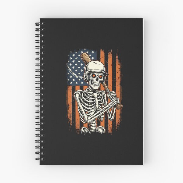 Item preview, Skeleton Baseball Player Fan Skeleton Halloween Baseball  designed and sold by diyoor.