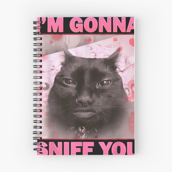 Item preview, I'M Gonna Sniff You Funny Brainrot Cats Meme designed and sold by AntulioPerez88.