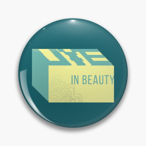 Item preview, Live in Beauty – 3D Geometric Cube Typography designed and sold by liveinbeauty.