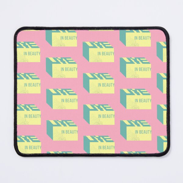 Item preview, Live in Beauty – 3D Geometric Cube Typography designed and sold by BEAUTY EAST.