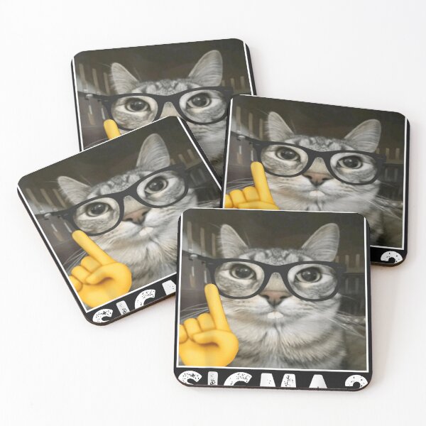 Item preview, Erm What The Sigma Cat Meme Funny Cat With Sunglasses designed and sold by AntulioPerez88.