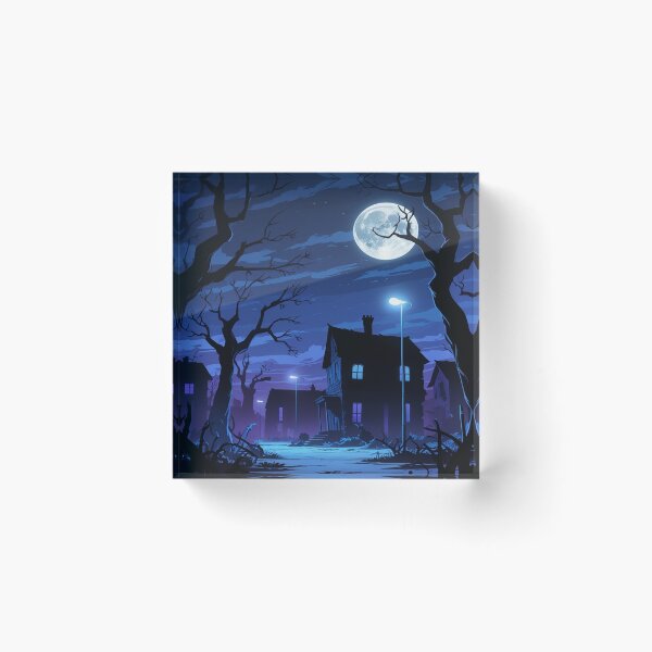 Item preview, Surreal Night Pattern designed and sold by saly55887.