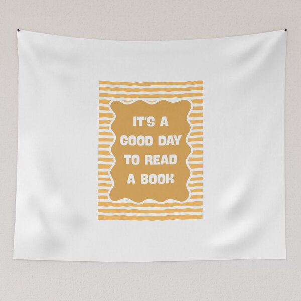 Item preview, It's A Good Day To Read A Book in Yellow designed and sold by Dondonmart.