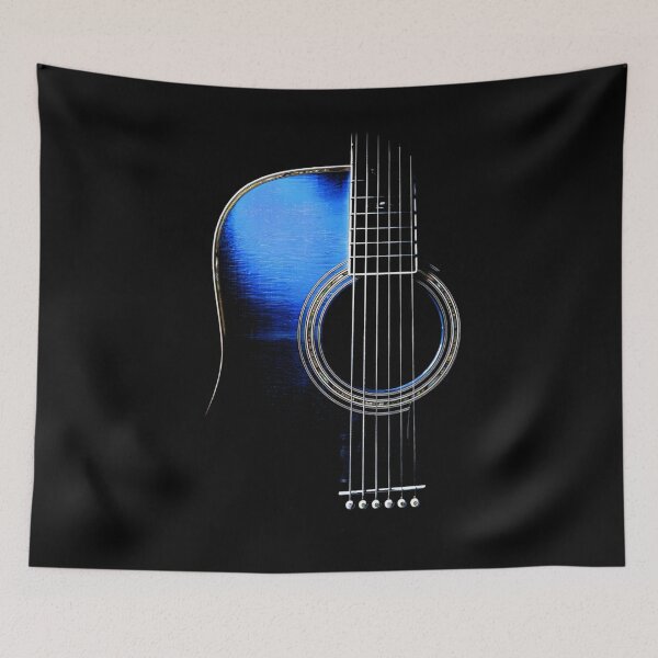 Item preview,  Blue Acoustic Guitar Hi-Lite designed and sold by Dominiqohan.