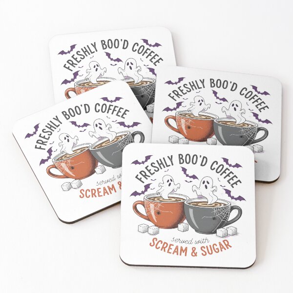 Item preview, Freshly Boo’d Coffee | Cute Ghost Halloween Coffee Design designed and sold by HoliShirtDesign.