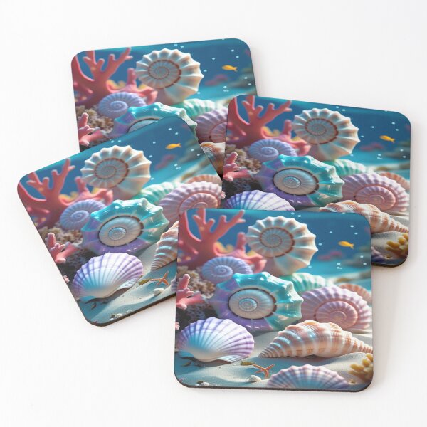 Item preview, Shell pattern on the sea floor designed and sold by saly55887.