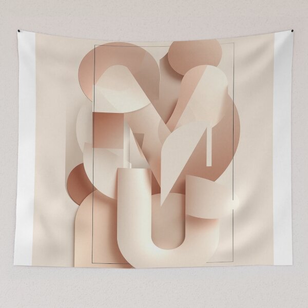 Item preview, Beige overlapping pattern designed and sold by saly55887.