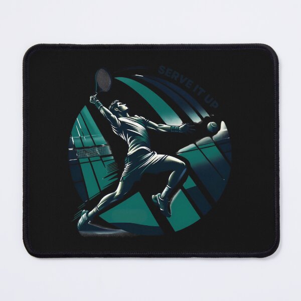 Item preview, Serve It Up Extreme Sports Gear Tennis Quote  designed and sold by RUSTBARD.