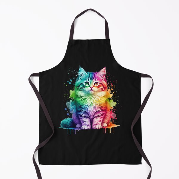 Item preview, Cat Men Women Colourful Watercolour Cat designed and sold by cawtoon.