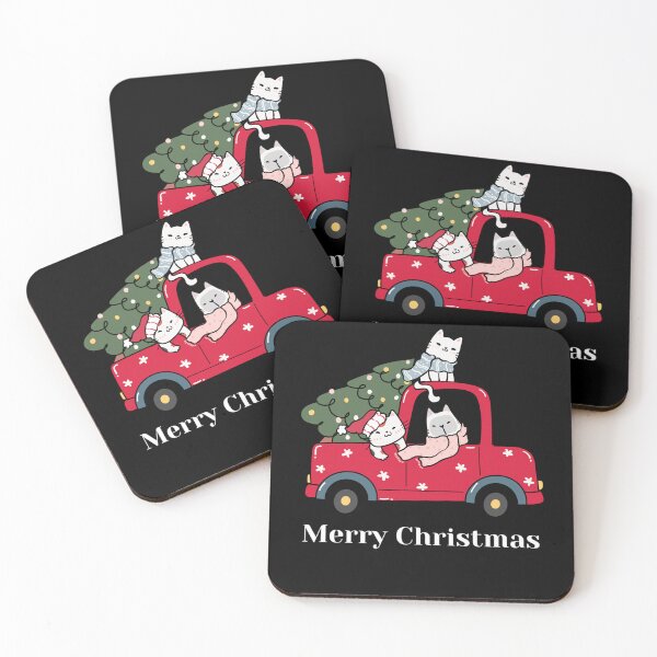Item preview, Merry Christmas Red Truck Cat Lover Pajama designed and sold by vetonisodap.