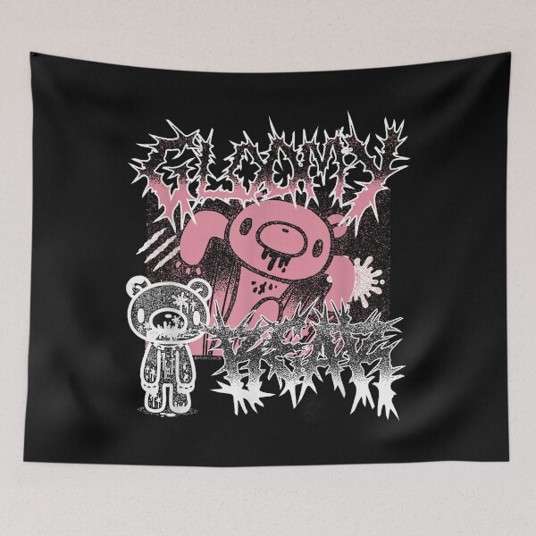 Item preview,  Gloomy Bear The Naughty Grizzly Metal Band Text Anime Manga designed and sold by IrineoCruz88.