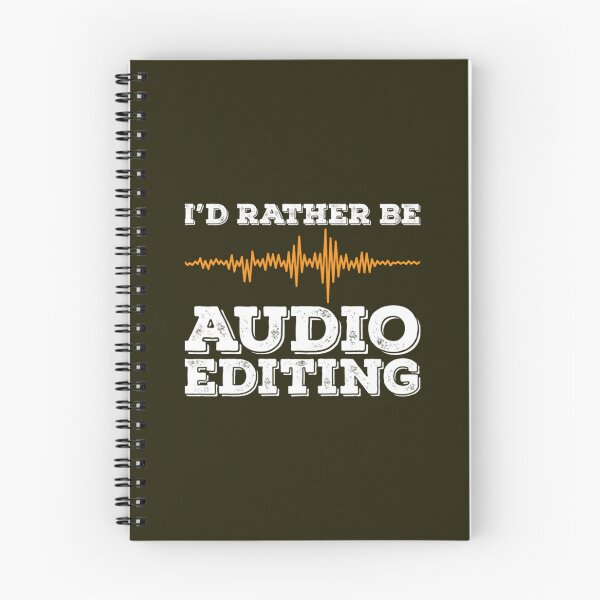 Item preview, I_d Rather Be Audio Editing Music Waves Audio Effects Sound Recording designed and sold by THEJOHNJAD.