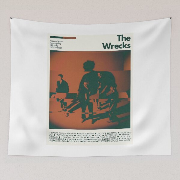 Item preview, The Wrecks Mid Century Modern Poster Print designed and sold by Tavaredams.