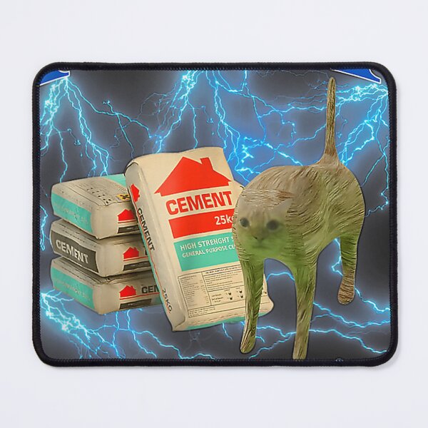 Item preview, I Eat Cement Cat Meme designed and sold by JamesChamlee88.