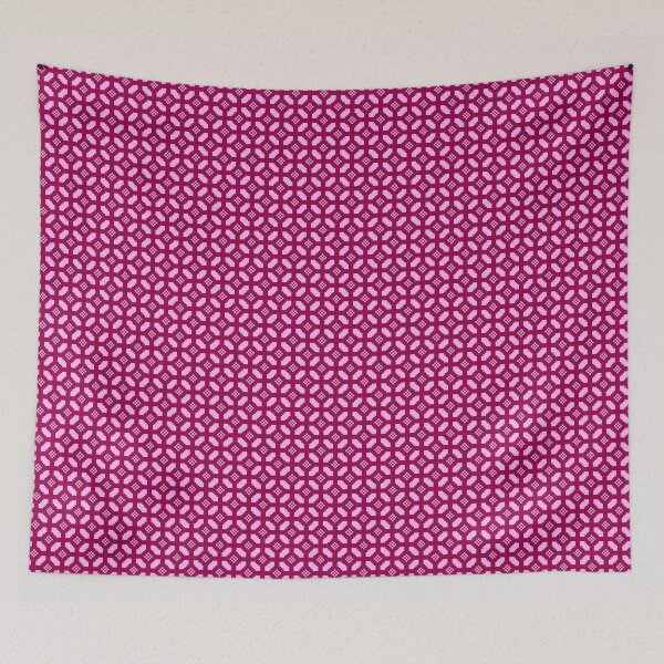 Item preview, Rice Grain Mosaic Pattern – Plum & Rose Geometric Tile designed and sold by ccitypictures.