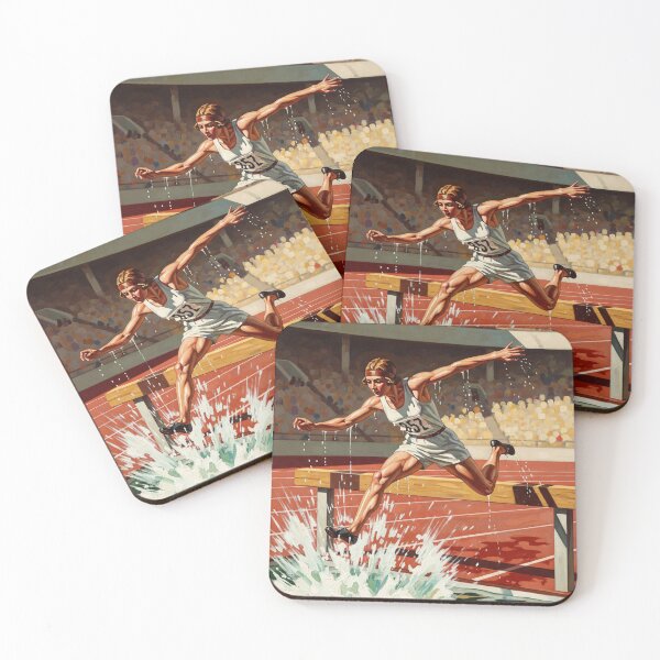 Item preview, The Steeplechase - Original Art Deco Artwork designed and sold by elektronen.
