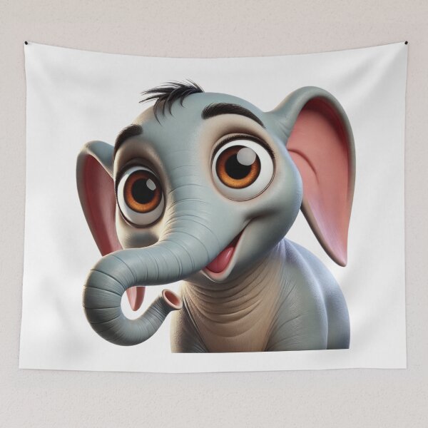 Item preview, Adorable Sri Lankan Elephant designed and sold by Sillytoe.