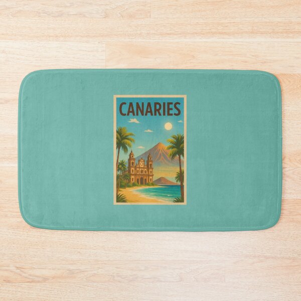 Item preview, Canary Islands Travel Poster Vintage Tenerife Gran Canaria Lanzarote Wall Art designed and sold by Annika Shurafa.