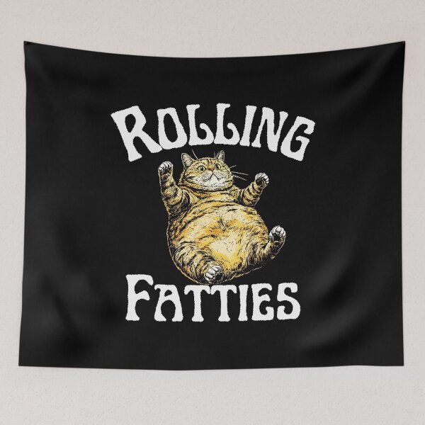 Item preview, Rolling Fatties – Chunky Cat Humor  designed and sold by hieuha091XRg.