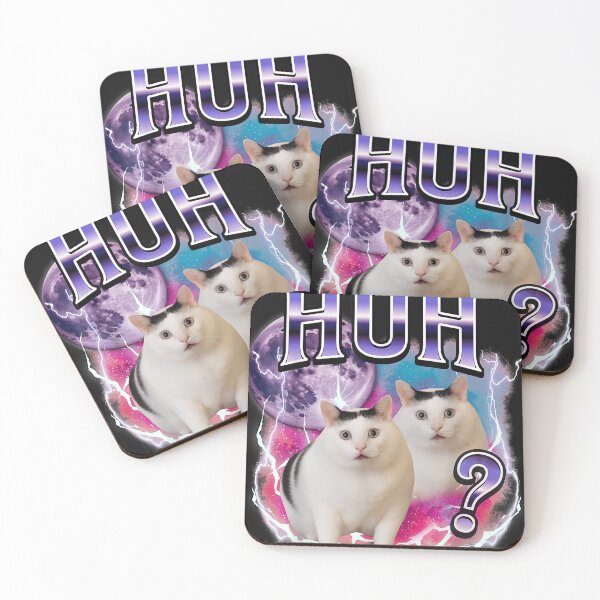 Item preview, Huh Cat Chonky Meme Funny Confused Cat Meme Lovers designed and sold by GeorgeSumalbag8.