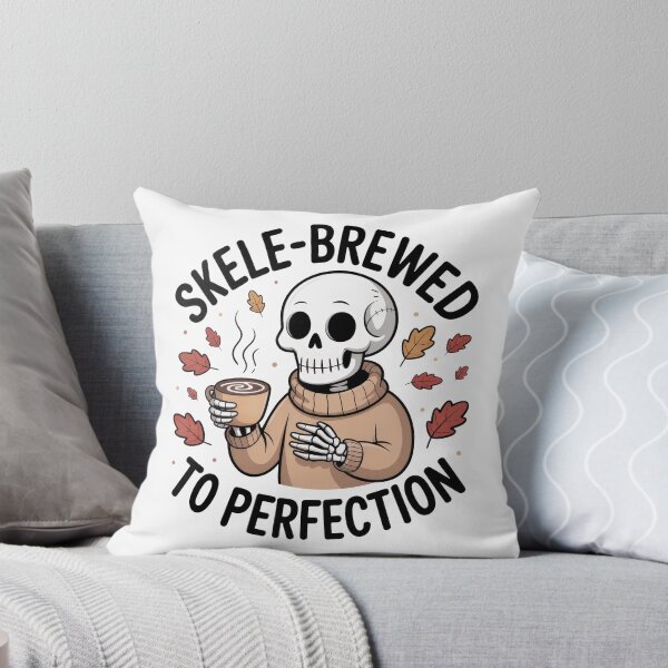 Item preview, Cozy skeleton in sweater with hot chocolate designed and sold by Astralia.