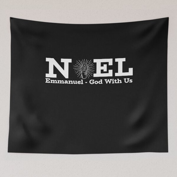 Item preview, Noel Candle – Emmanuel God With Us Christmas Design designed and sold by Cbenaia.
