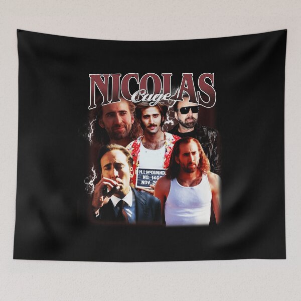 Item preview, Nicolas Cage Badass Movie Collage Throwback designed and sold by Boondocks254.