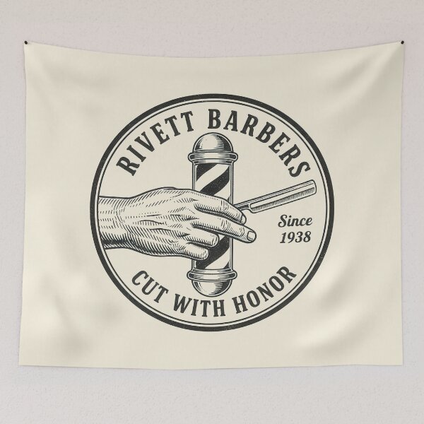 Item preview, Rivett Barbers Cut With Honor designed and sold by EdvvinStudios.