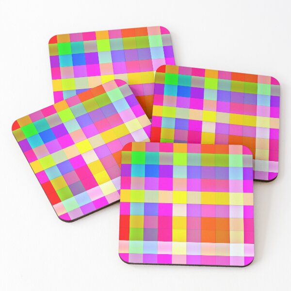 Item preview, Vibrant Rainbow Color Squares designed and sold by WD-Artist.