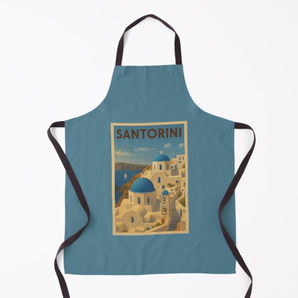 Item preview, Santorini Greece Oia Blue Domes Travel Greek Islands Vacation designed and sold by Annika Shurafa.