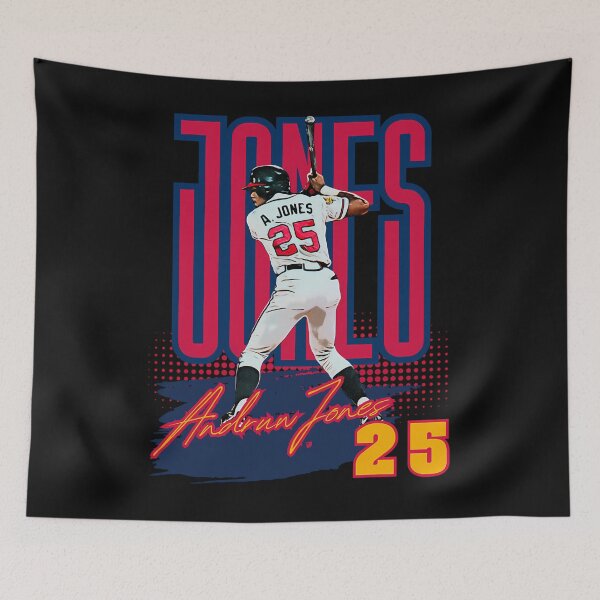 Item preview, Andruw Jones Baseball Art Iconic Swing With Jersey 25 designed and sold by DANELLEMARTINEZ.