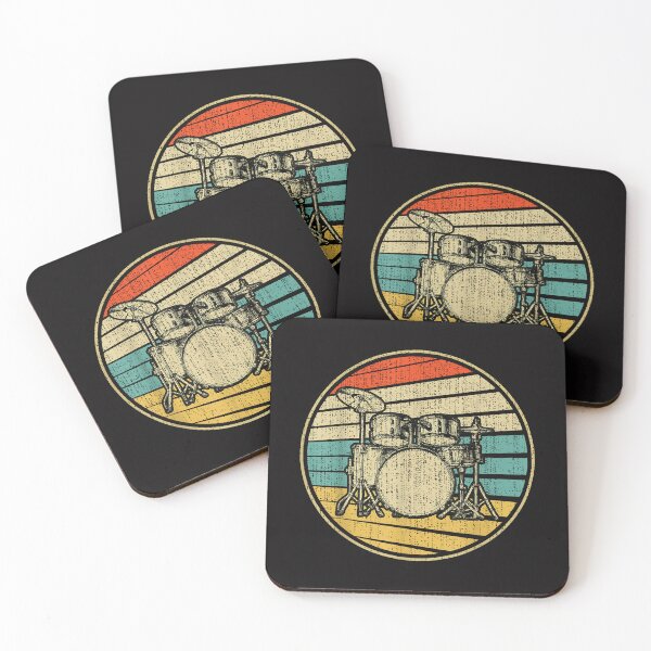 Item preview,  Drums Drummer Band Drumset Retro Vintage Drum Set designed and sold by HiramEstep2.