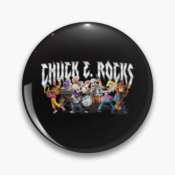 Item preview, Chuck E. Cheese Chuck E. Rock Band Group Shot Chest Logo designed and sold by HiramEstep2.