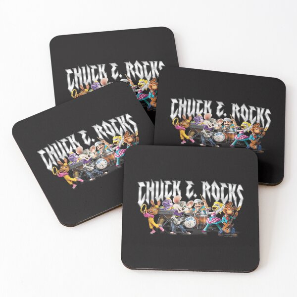 Item preview, Chuck E. Cheese Chuck E. Rock Band Group Shot Chest Logo designed and sold by HiramEstep2.