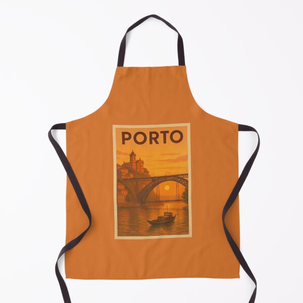 Item preview, Porto Portugal Travel Art – Douro River, Ribeira & Dom Luís I Bridge designed and sold by Annika Shurafa.