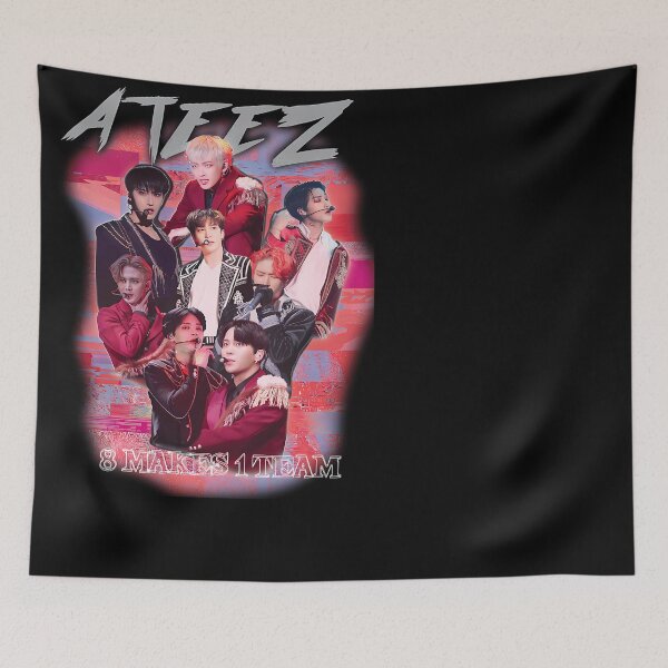 Item preview, Ateez Kpop Merch Old Retro Knock Off Inspired Merchandise designed and sold by GilberPoulain.