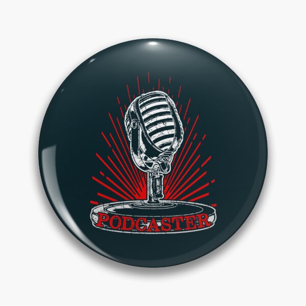 Item preview, Podcaster Podcast Art Podcasting Microphone designed and sold by DesignEclips.