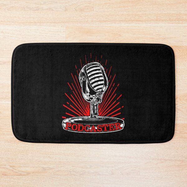 Item preview, Podcaster Podcast Art Podcasting Microphone designed and sold by DesignEclips.