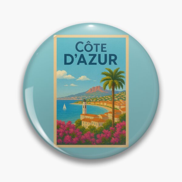 Item preview, Côte d’Azur Travel Art – French Riviera Coastline & Mediterranean Charm designed and sold by Annika Shurafa.